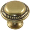 Obrazek Gałka meblowa Retro GR034 Patyna Mosiądz