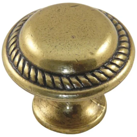 Obrazek Gałka meblowa Retro GR034 Patyna Mosiądz