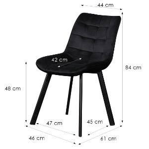 Obrazek Krzesło W174 Czarne