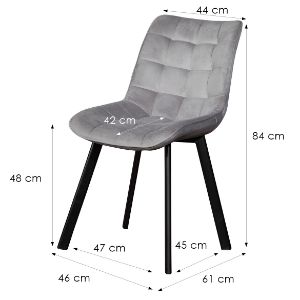 Obrazek Krzesło W174 Szare