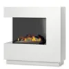 Obrazek Kominek elektryczny Zen Lewy 400/600 biały
