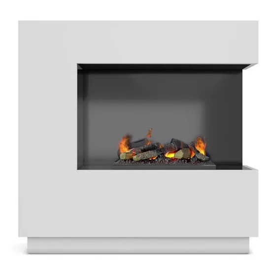 Obrazek Kominek elektryczny Zen Prawy 400/600 biały mat