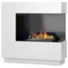 Obrazek Kominek elektryczny Zen Prawy 400/600 biały mat