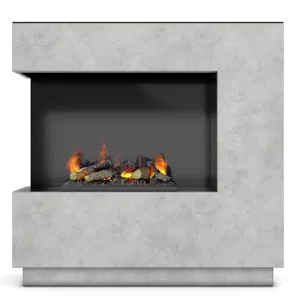 Obrazek Kominek elektryczny Zen Lewy 400/600 beton