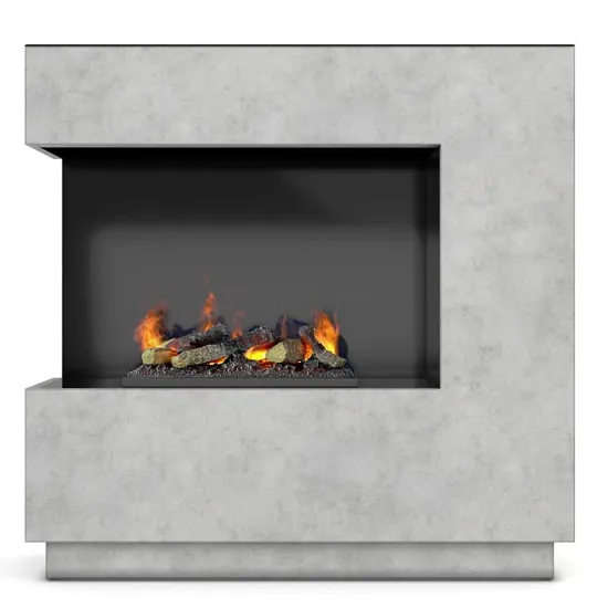 Obrazek Kominek elektryczny Zen Lewy 400/600 beton