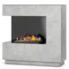 Obrazek Kominek elektryczny Zen Lewy 400/600 beton