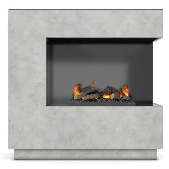 Obrazek Kominek elektryczny Zen Prawy 400/600 beton