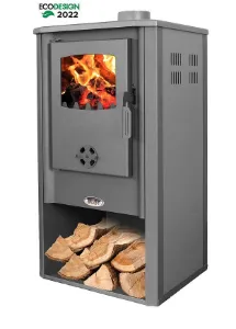 Obrazek Piec kominkowy Atene S 7.2 kW szary