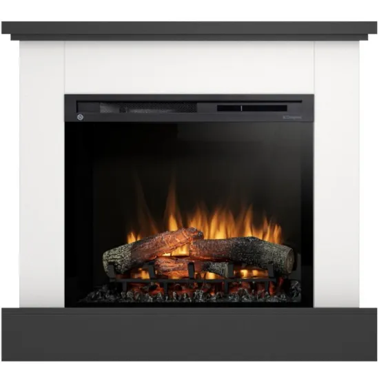 Obrazek Kominek elektryczny Jukon 28 biały mat/czarny