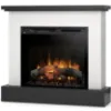 Obrazek Kominek elektryczny Jukon 28 biały mat/czarny