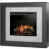 Obrazek Kominek elektryczny Katra 28 czarny/beton