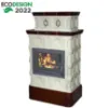 Obrazek Piec kaflowy Melk Creme-Coffeebrown 9 kW
