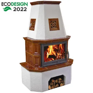 Obrazek Piec kominkowy Koln Goldbrown 9 kW