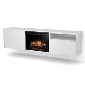 Obrazek Kominek elektryczny Tecero-W05 26" biały mat