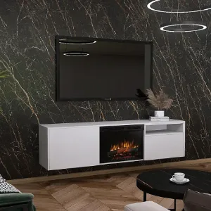 Obrazek Kominek elektryczny Tecero-W05 26" biały mat