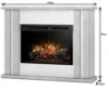 Obrazek Kominek elektryczny Kelso 28 biały/beton