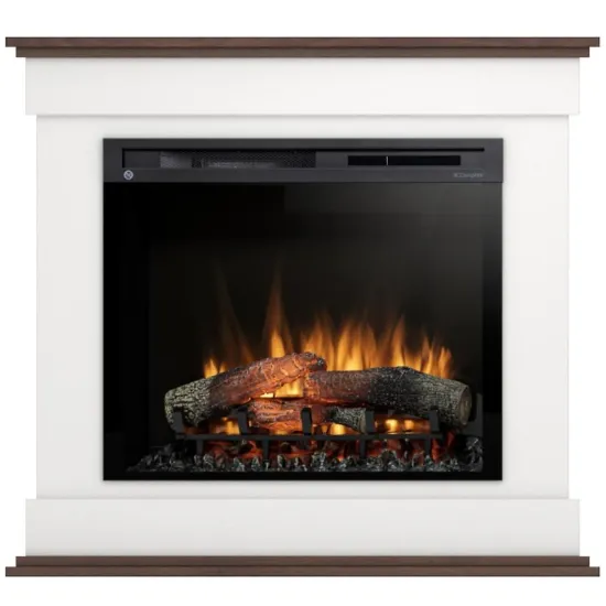 Obrazek Kominek elektryczny Lenox 28 biały/ciemny dąb