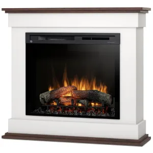 Obrazek Kominek elektryczny Lenox 28 biały/ciemny dąb