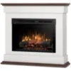 Obrazek Kominek elektryczny Lenox 26 biały/ciemny dąb