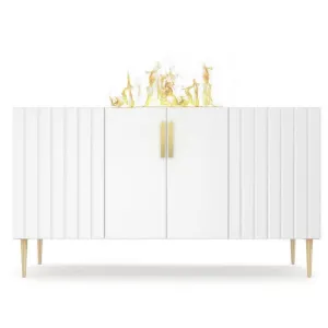 Obrazek Kominek elektryczny Prins 500r  biały