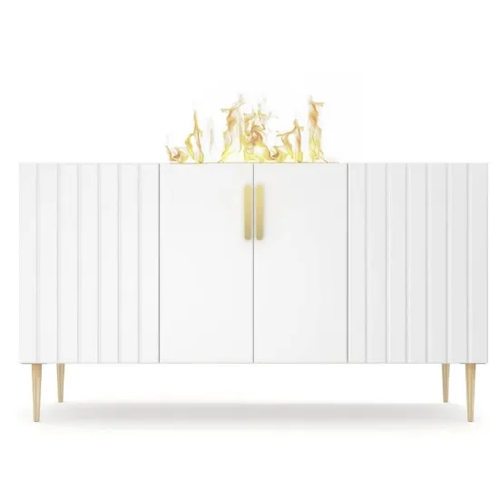 Obrazek Kominek elektryczny Prins 500r  biały