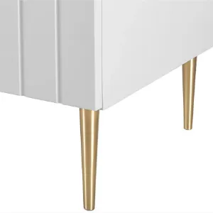 Obrazek Kominek elektryczny Prins 500r  biały