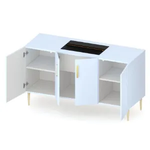 Obrazek Kominek elektryczny Prins 500  Baby Blue