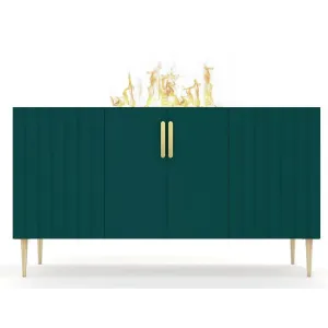 Obrazek Kominek elektryczny Prins 500r  Green Glass