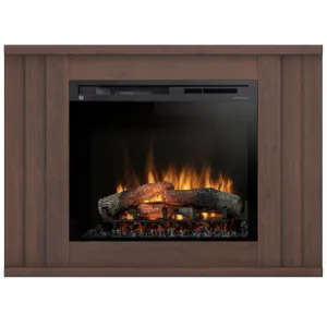 Obrazek Kominek elektryczny Paria 28 ciemny dąb