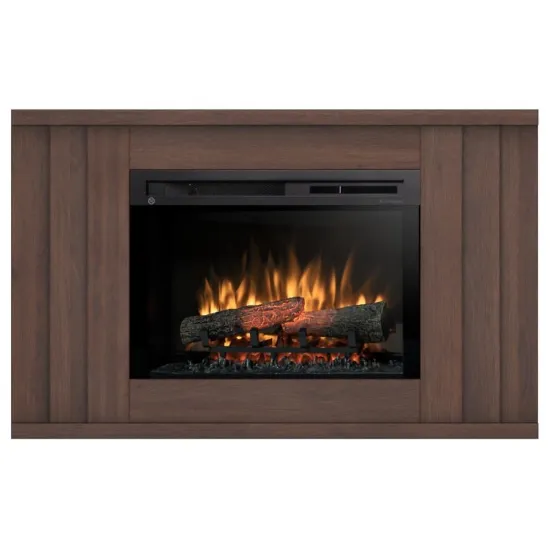 Obrazek Kominek elektryczny Paria 26 ciemny dąb