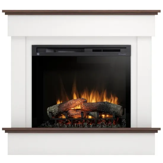 Obrazek Kominek elektryczny Tormes 28 biały/ciemny dąb