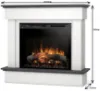 Obrazek Kominek elektryczny Tormes 28 biały/czarny marmur