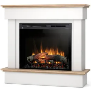 Obrazek Kominek elektryczny Tormes 28 biały/jasny dąb