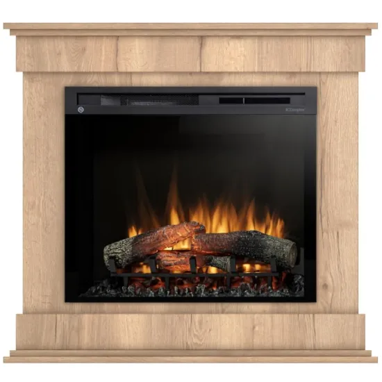 Obrazek Kominek elektryczny Lenox 28 jasny dąb