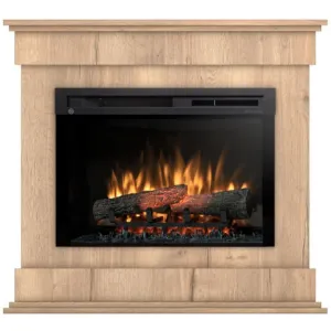Obrazek Kominek elektryczny Lenox 26 jasny dąb