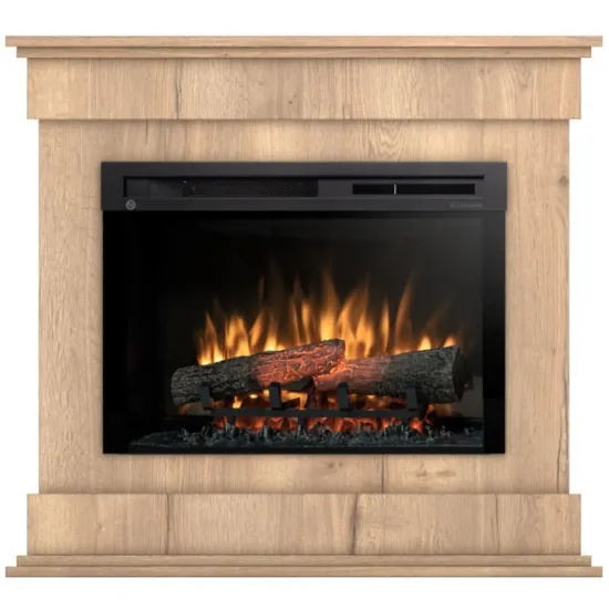 Obrazek Kominek elektryczny Lenox 26 jasny dąb