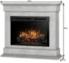 Obrazek Kominek elektryczny Lenox 26 beton