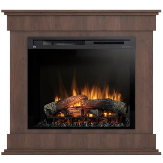 Obrazek Kominek elektryczny Lenox 28 ciemny dąb