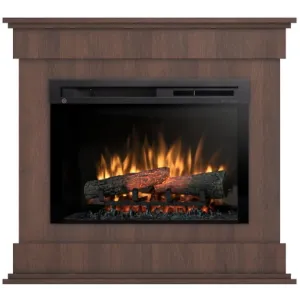 Obrazek Kominek elektryczny Lenox 26 ciemny dąb