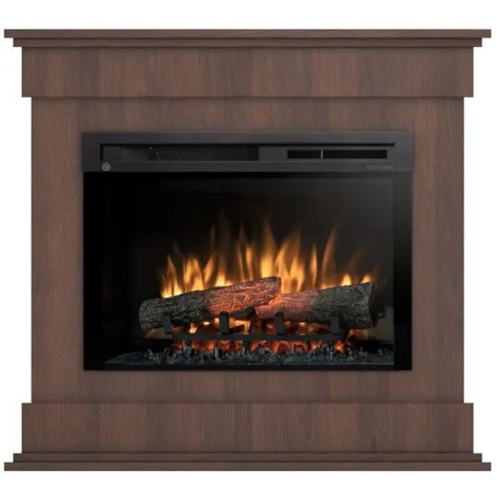 Obrazek Kominek elektryczny Lenox 26 ciemny dąb