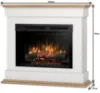 Obrazek Kominek elektryczny Lenox 28 biały/jasny dąb