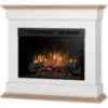 Obrazek Kominek elektryczny Lenox 26 biały/jasny dąb