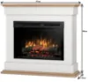Obrazek Kominek elektryczny Lenox 26 biały/jasny dąb