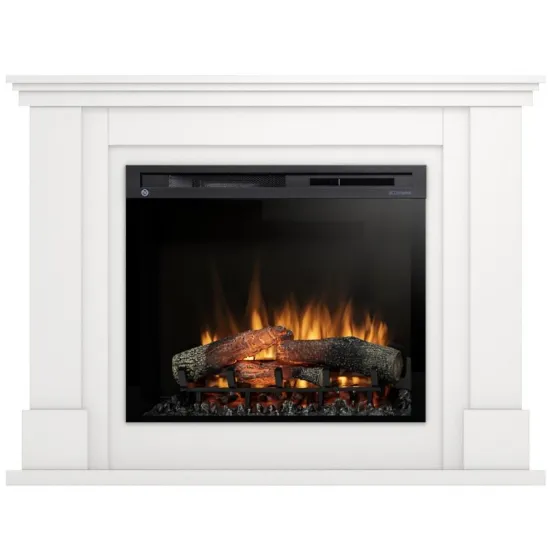 Obrazek Kominek elektryczny Luena 28 biały mat