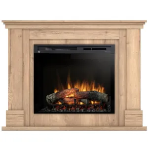 Obrazek Kominek elektryczny Luena 28 jasny dąb