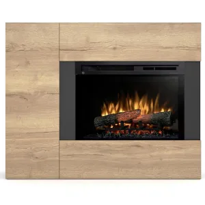 Obrazek Kominek elektryczny Bia 26 czarny/jasny dąb