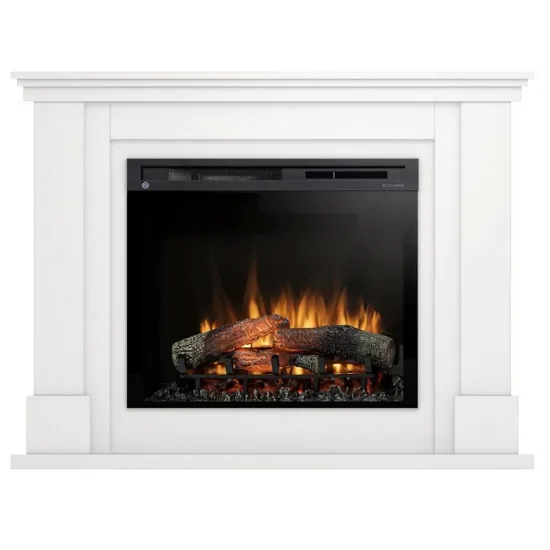 Obrazek Kominek elektryczny Luena Nar. 23  biały
