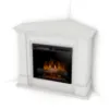 Obrazek Kominek elektryczny Luena Nar. 23  biały