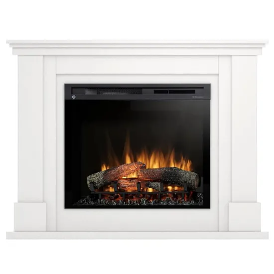 Obrazek Kominek elektryczny Luena Nar. 28  biały