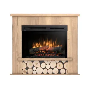 Obrazek Kominek elektryczny Tula 26 jasny dąb